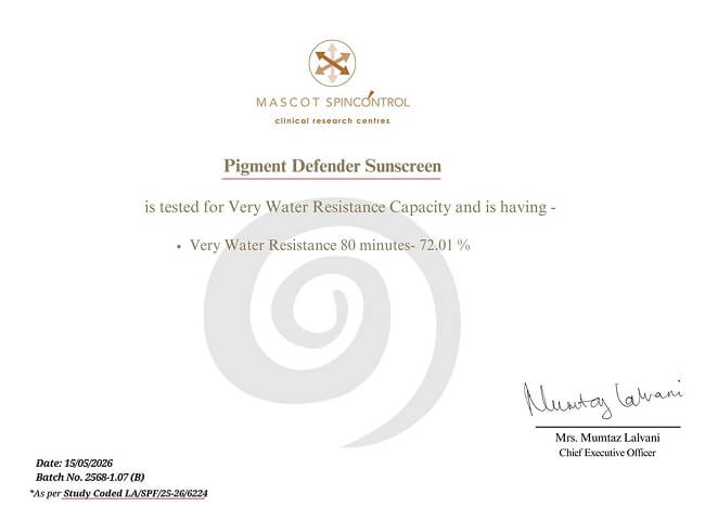 Certification document